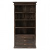 Nova Solo Halifax Mindi Wood Bookcase - Front Angle
