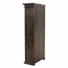 Nova Solo Halifax Mindi Wood Bookcase with 1 Drawer - Back Side Angle - Nova Solo Halifax Mindi Wood Bookcase with 1 Drawer - Back Side Angle