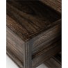 NovaSolo Halifax Mindi Wood Bookcase with 1 Drawer