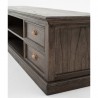 Nova Solo Halifax Mindi TV Unit with 4 Drawers - Closeup Side Angle