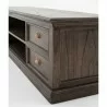 Nova Solo Halifax Mindi TV Unit with 4 Drawers - Closeup Side Angle - Nova Solo Halifax Mindi TV Unit with 4 Drawers - Closeup Side Angle