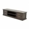 Nova Solo Halifax Mindi TV Unit with 4 Drawers - Front Side Angle - Nova Solo Halifax Mindi TV Unit with 4 Drawers - Front Side Angle