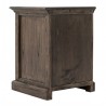 NovaSolo Halifax Mindi Bedside Table with Shelves - Back Side Angle