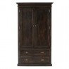 NovaSolo Halifax Mindi Wood Wardrobe - Front Angle