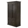 NovaSolo Halifax Mindi Wood Wardrobe - Front Side Angle - NovaSolo Halifax Mindi Wood Wardrobe - Front Side Angle