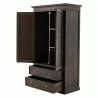 NovaSolo Halifax Mindi Wood Wardrobe - Front Side Opened Angle - NovaSolo Halifax Mindi Wood Wardrobe - Front Side Opened Angle