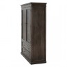 NovaSolo Halifax Mindi Wood Wardrobe - Front Side View