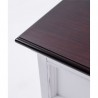 NovaSolo Halifax Accent Mahogany Wood Bedside Drawer Unit