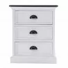 NovaSolo Halifax Accent Mahogany Wood Bedside Drawer Unit - NovaSolo Halifax Accent Mahogany Wood Bedside Drawer Unit