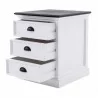 NovaSolo Halifax Accent Mahogany Wood Bedside Drawer Unit - NovaSolo Halifax Accent Mahogany Wood Bedside Drawer Unit