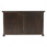 NovaSolo Halifax Mindi Mahogany Wood Classic Buffet - Back Angle