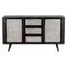 NovaSolo Nordic Smooth Boat Wood & Iron Buffet 2 Doors 3 Drawers - NovaSolo Nordic Smooth Boat Wood & Iron Buffet 2 Doors 3 Drawers