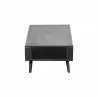  NovaSolo Nordic Mindi Smooth Boat Wood & Iron Coffee Table Open Shelf -  Side Angle -  NovaSolo Nordic Mindi Smooth Boat Wood & Iron Coffee Table Open Shelf -  Side Angle