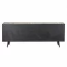  NovaSolo Nordic Rattan Boat Wood & Iron Buffet - 2 Doors 3 Drawers - Back Angle -  NovaSolo Nordic Rattan Boat Wood & Iron Buffet - 2 Doors 3 Drawers - Back Angle