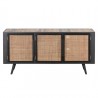 Nova Solo Nordic Rattan TV Dresser - 3 Doors