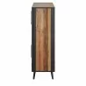 NovaSolo Nordic Rattan Boat Wood & Iron Buffet - 4 Doors - NovaSolo Nordic Rattan Boat Wood & Iron Buffet - 4 Doors