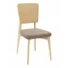 European Beechwood Wood Dining Chair - Light Walnut - European Beechwood Wood Dining Chair - Light Walnut