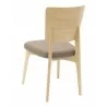 European Beechwood Wood Dining Chair - Light Walnut - Back - European Beechwood Wood Dining Chair - Light Walnut - Back