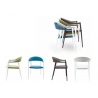 Powder Coated Aluminum Frame Side Chair - TEX-01S - Variations