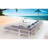 Palm Beach Coffee Table - Aluminum - Lifestyle 3