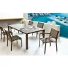 Aluminum Side Chair W/ Textile Back and Seat - Lifestyle - Aluminum Side Chair W/ Textile Back and Seat - Lifestyle