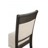 Alpine Furniture Brayden Set of 2 Side Chairs - Seatback Close-up Back View