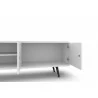 Liberty 62.99" Mid Century - Modern TV Stand (White) - Drawer Opened - Liberty 62.99" Mid Century - Modern TV Stand (White) - Drawer Opened