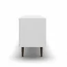 Liberty 62.99" Mid Century - Modern TV Stand (White) - Side - Liberty 62.99" Mid Century - Modern TV Stand (White) - Side