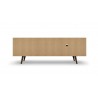 Liberty 62.99" Mid Century - Modern TV Stand (White) - Back