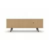 Liberty 62.99" Mid Century - Modern TV Stand (White) - Back - Liberty 62.99" Mid Century - Modern TV Stand (White) - Back
