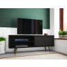 Liberty 62.99" Mid Century - Modern TV Stand - Black