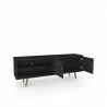 Liberty 62.99" Mid Century - Modern TV Stand - Black - Drawer Opened - Liberty 62.99" Mid Century - Modern TV Stand - Black - Drawer Opened