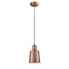 Metal Shade Pendant With 10 Feet Cord - ANTIQUE COPPER
