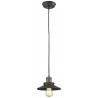 METAL SHADE - BLACK/BRUSHED BRASS