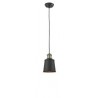 METAL SHADE - BLACK/BRUSHED BRASS