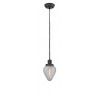 Glass Pendant With 10 Feet Cord - Oiled Rubbed Bronze