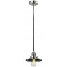 Metal Shade Pendant With 10 Feet Cord - Polished Nickel - METAL SHADE