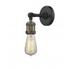 BLACK/BRUSHED BRASS
