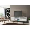 Liberty 70.86" Mid Century - Modern TV Stand (White) -  - Liberty 70.86" Mid Century - Modern TV Stand (White) - 