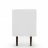Liberty 70.86" Mid Century - Modern TV Stand (White) - Side - Liberty 70.86" Mid Century - Modern TV Stand (White) - Side