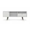 Liberty 70.86" Mid Century - Modern TV Stand (White) - Front - Liberty 70.86" Mid Century - Modern TV Stand (White) - Front