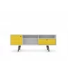 Liberty 70.86" Mid Century - Modern TV Stand (Yellow) - Front - Liberty 70.86" Mid Century - Modern TV Stand (Yellow) - Front