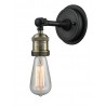 BLACK/BRISHED BRASS