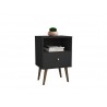Liberty Mid Century - Modern Nightstand 1.0 - Black