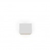 Liberty Mid Century - Modern Nightstand 1.0 - White and 3D Brown Prints - Top View