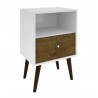 Liberty Mid Century - Modern Nightstand 1.0 (Rustic Brown)