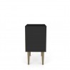 Liberty Mid Century - Modern Nightstand 1.0 - Black - Side