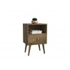 Liberty Mid Century - Modern Nightstand 1.0 - Rustic Brown