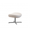 Cane-Line Pace Footstool Polished aluminium White, Cane-line Scent