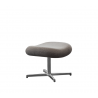 Cane-Line Pace Footstool Polished aluminium Light grey, Cane-line Zen